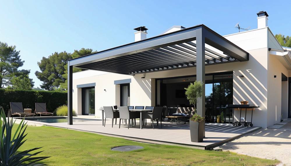 Pergolas bioclimatique à Ambrières-les-Vallées